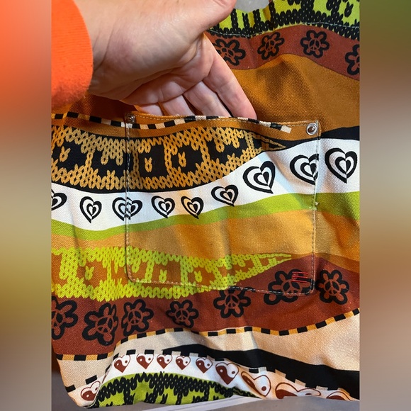 Urban Outfitters Peace sign Flower Heart Ying Yang Tote bag - Picture 5 of 13